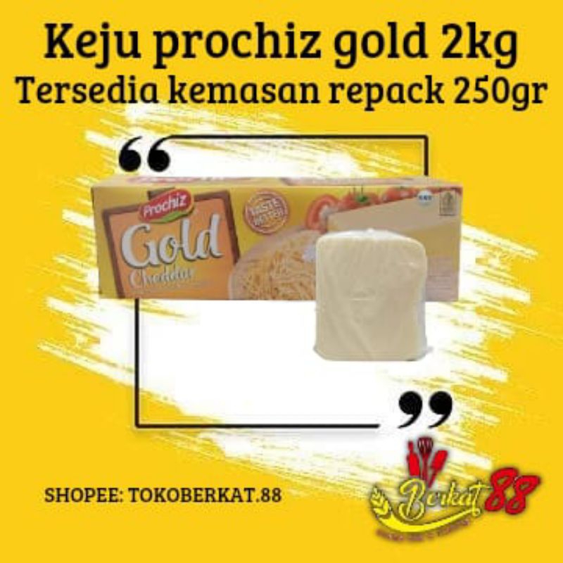 

KEJU PROCHIZ GOLD KEMASAN 2 KG / REPACK 250 GR