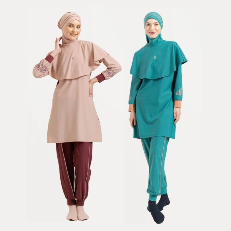 POLITE SWIM Baju Renang Muslimah Wanita Premium