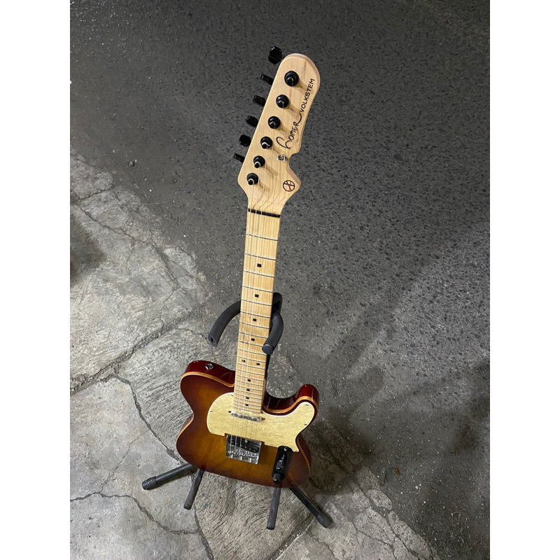 gitar Homer volkstem telecaster sunbrust