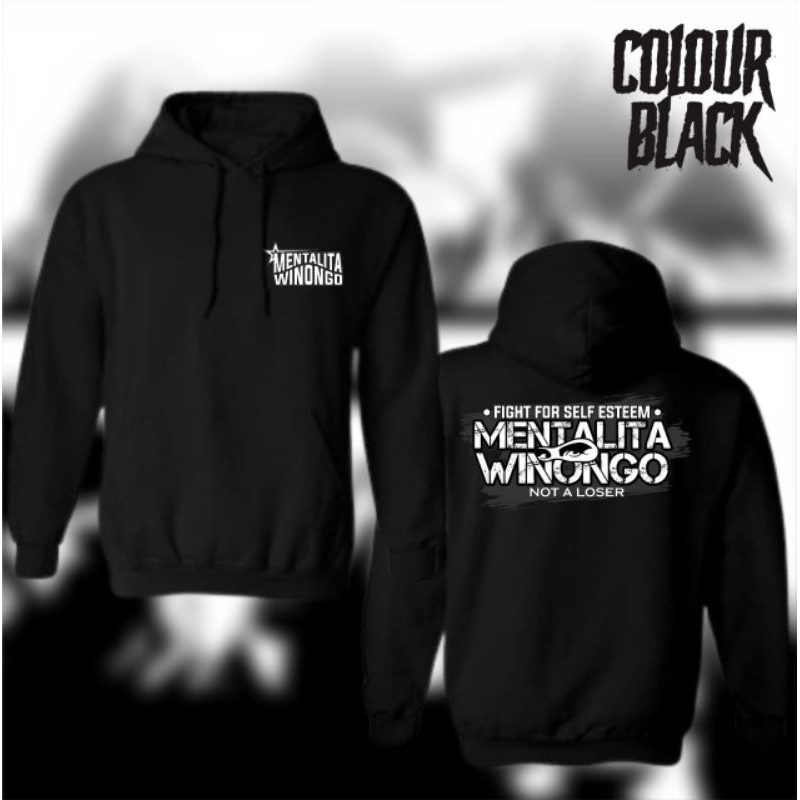 Hoodie Pscp Motif Fight For Self Esteem Metalita Winongo Sablon Dtf Print Bahan Fleece By Sweapo.id