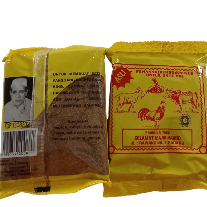 

PEMASAK (BUMBU) SATE KHUSUS UNTUK SATE PADANG NO 1 SELAMAT MAJID HAMID ASLI