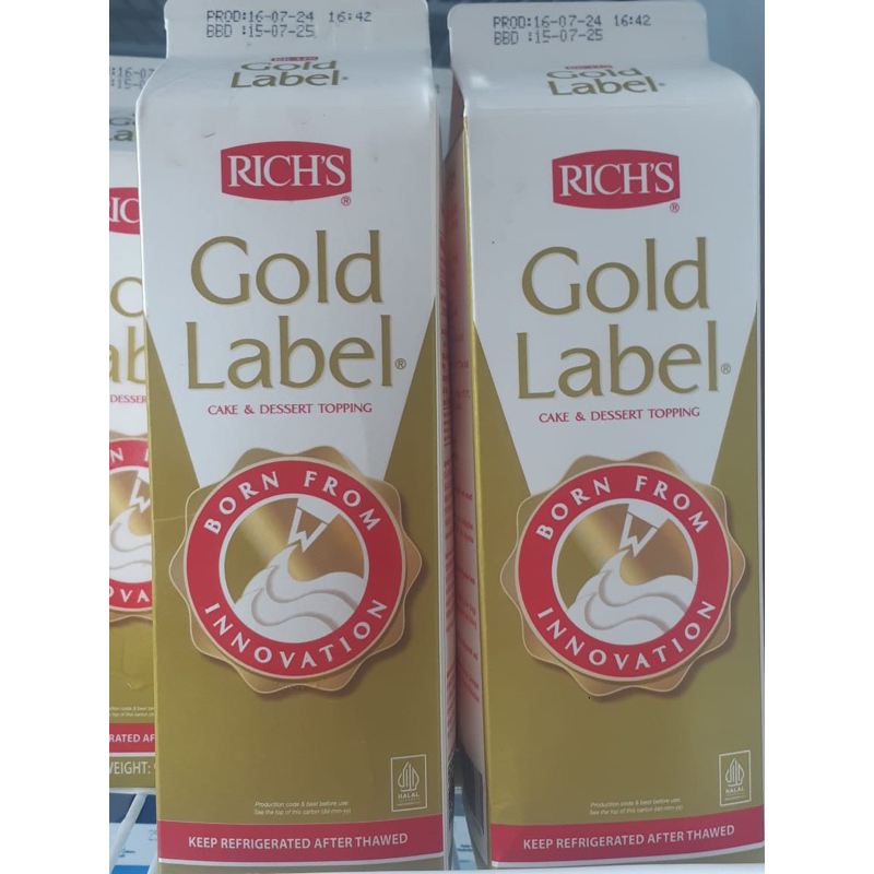 Whipping Cream Cair Richs Gold Label