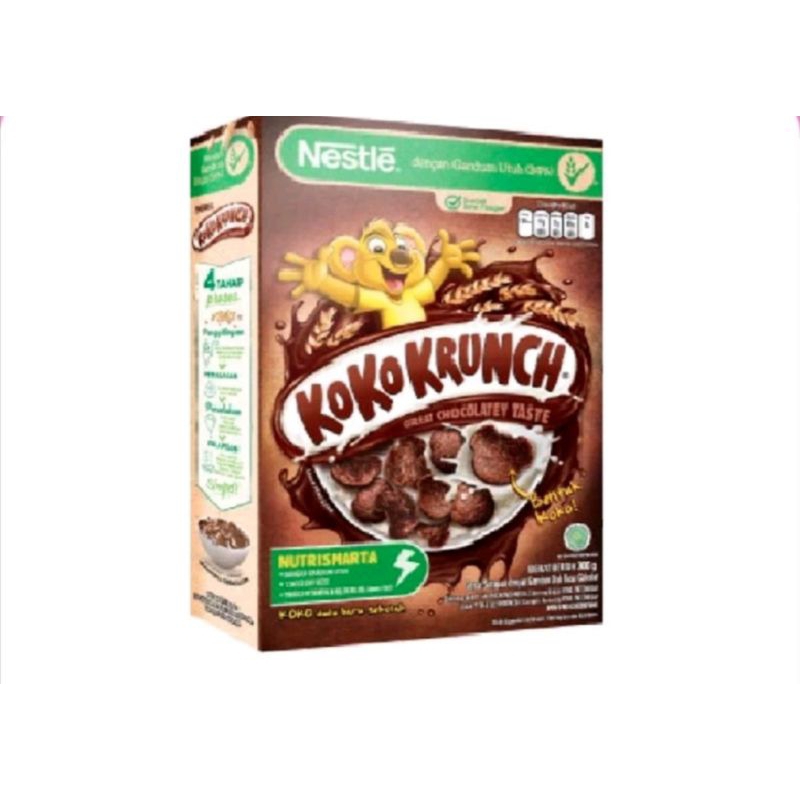 

Nestle Koko krunch sereal gandum cokelat box 300 gram( ED.April.2025)