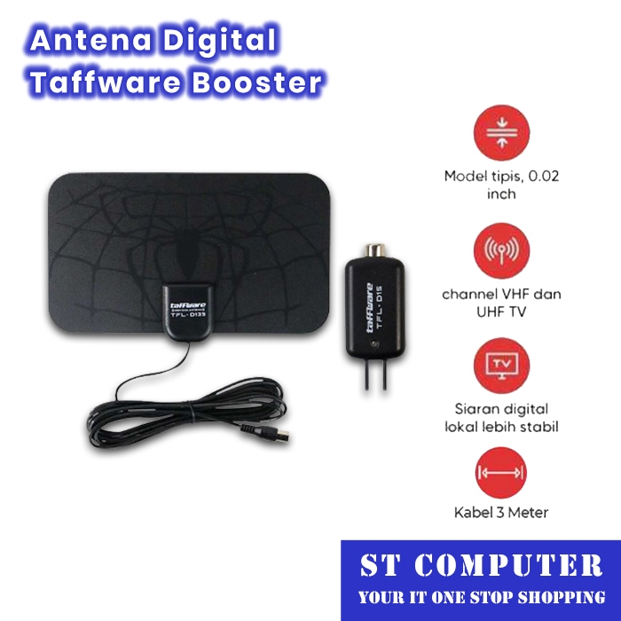 Antena Digital Taffware Booster