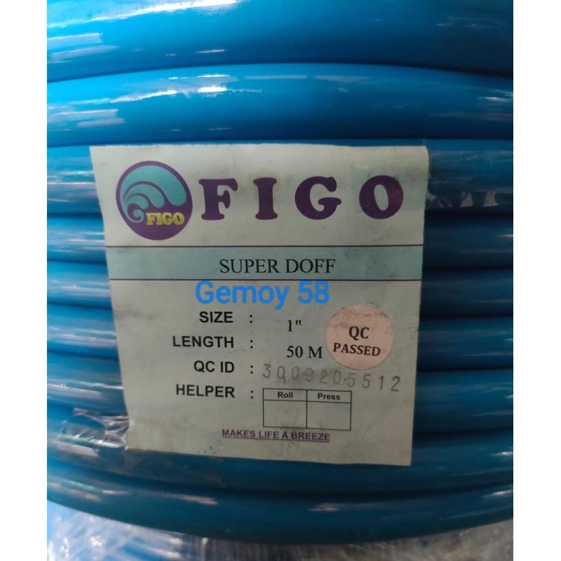 Selang Air 1" inch Super Dop Figo panjang 50 Meter