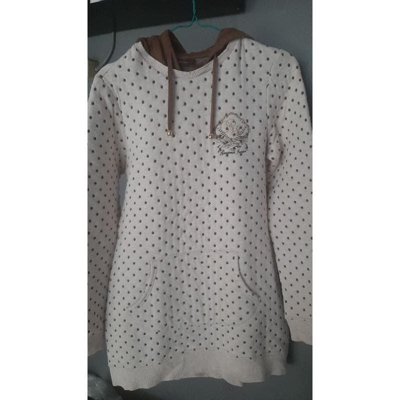 PL PreLoved Sweater Crewneck Hoodie Polkadot Renoma Paris