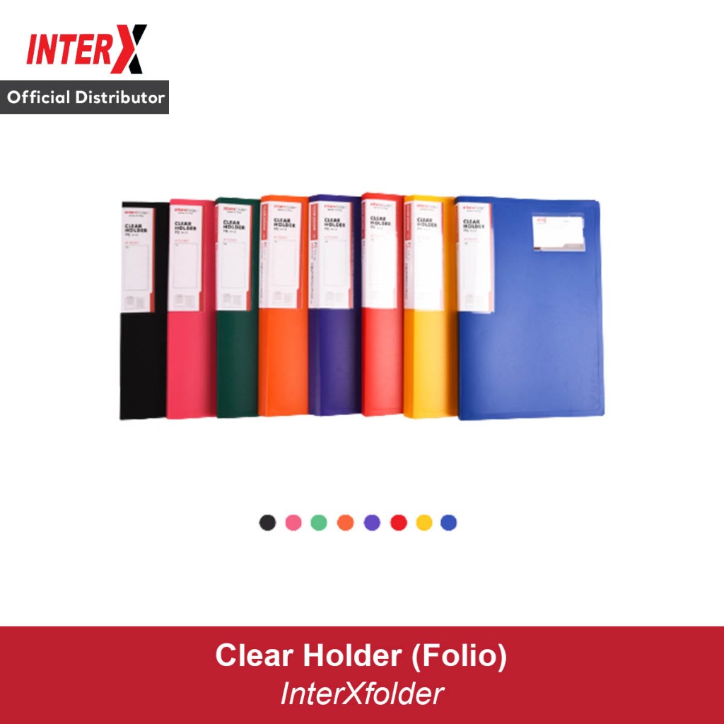 

INTERX CLEAR HOLDER UKURAN FOLIO F4 40 PC
