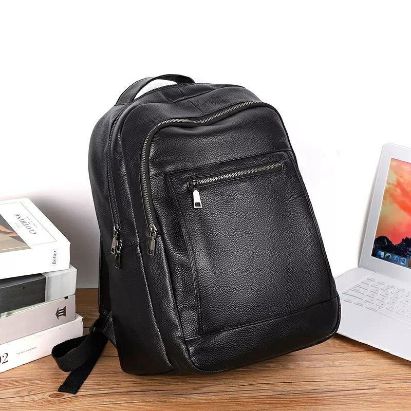 Tas Ransel kulit asli - Tas punggung tempat laptop kulit asli garut