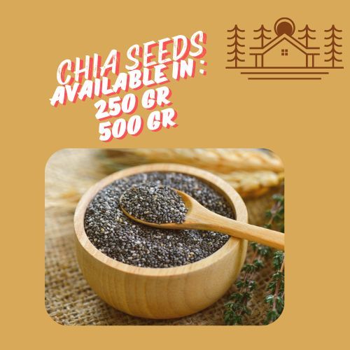 

Chia Seeds Organic biji bijian kemasan 250gr dan 500gr