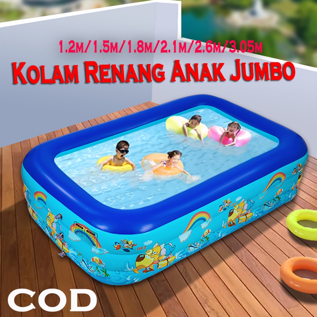 Olifedo Kolam Renang Anak Jumbo Kolam Mandi Bola Anak