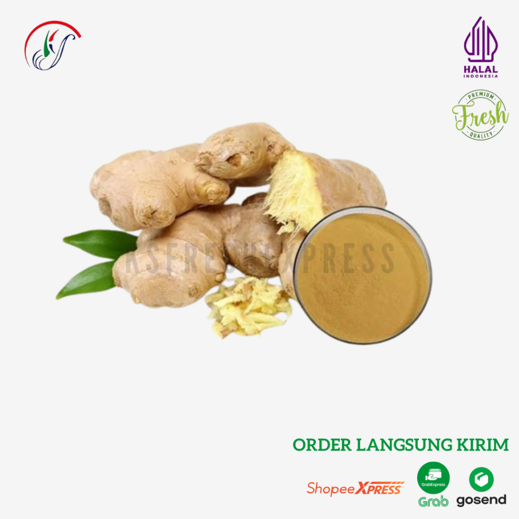 

KSfreshexpress Jahe Bubuk Halus 100 250gr 500gr 1000gr Jahe Sayur Jahe Segar Super Fresh