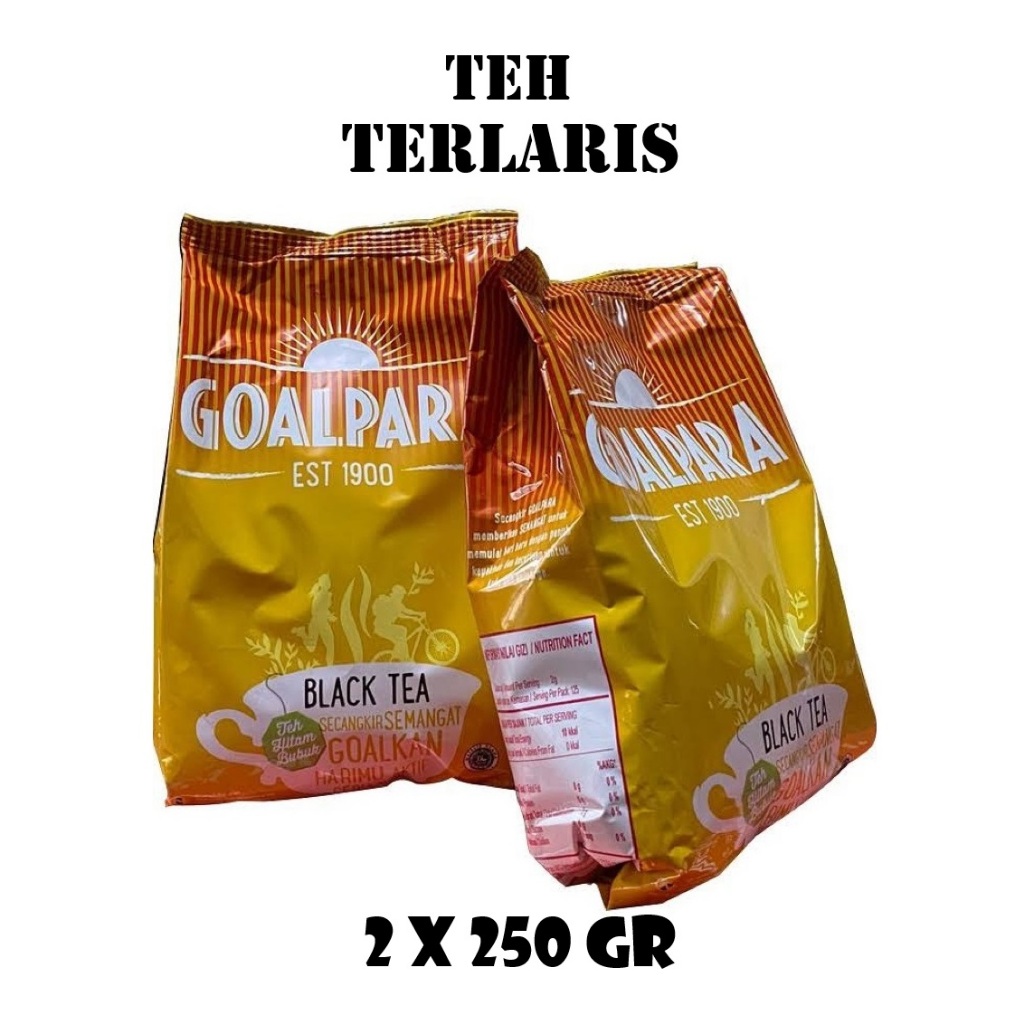 

[TERLARIS] Teh Seduh GoalPara Black Tea (2 x 250Gr)