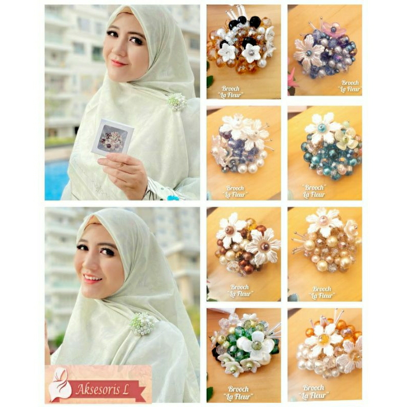 Bros mewah elegan/ bros pesta/ bros kristal/bros premium/ Bros Hijab Premium/Bros hijab bunga/Bros d