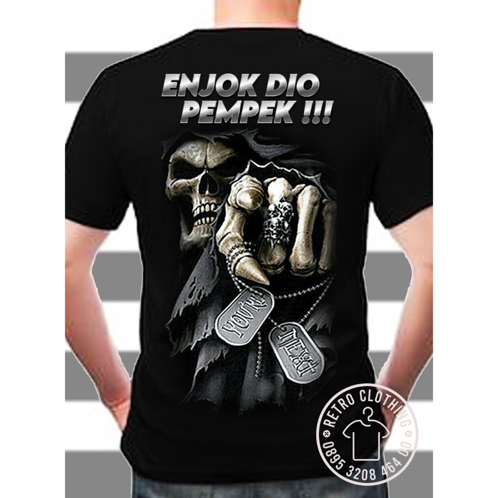 KAOS PALEMBANG "NJOK DIO PEMPEK"