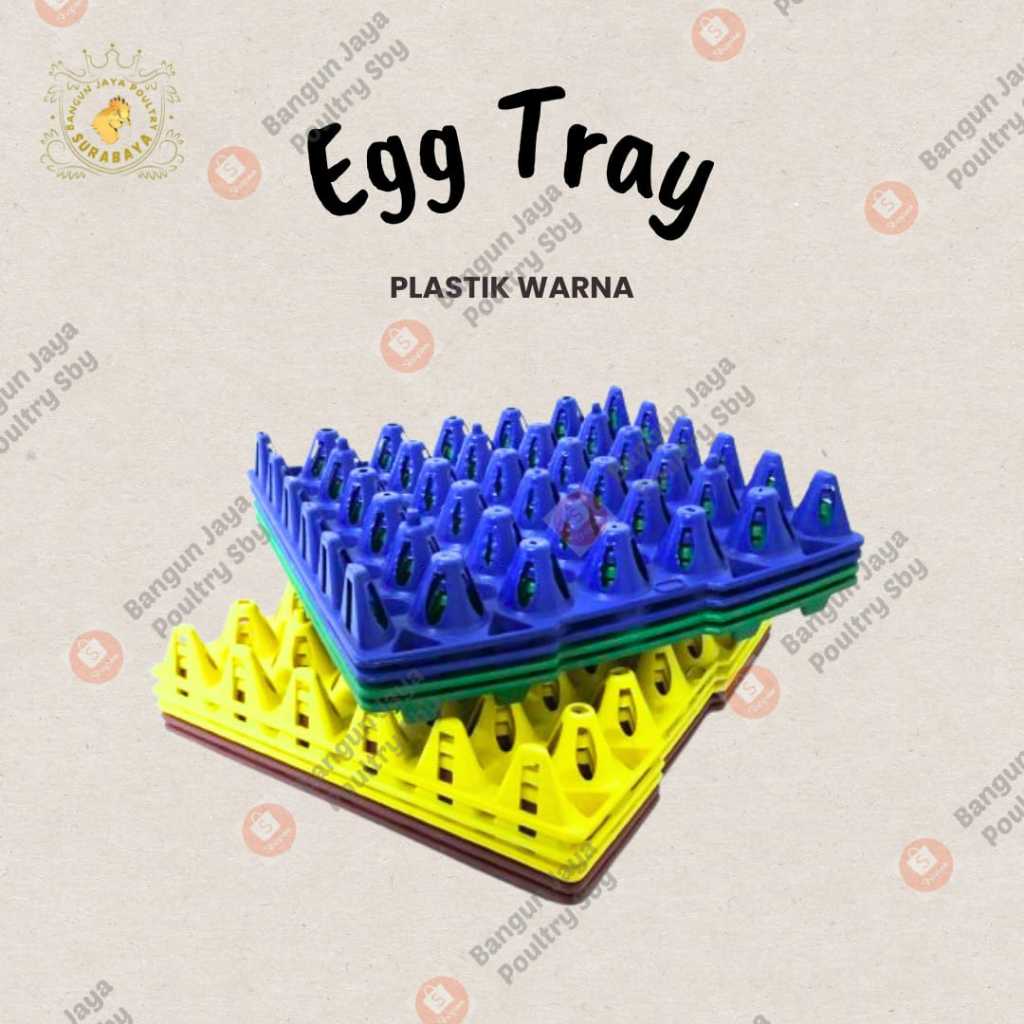 Eggtray Plastik 10pcs /Egg Tray/Tempat Telur/Wadah Telur/Egg Tray/Alat Ternak Ayam