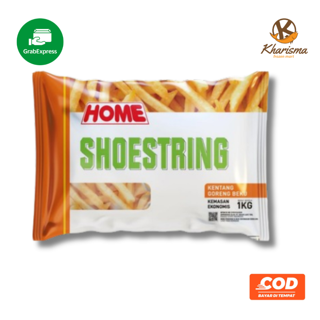 

(Khusus Padang) Home Kentang Goreng Frozen Food Shoestring 1kg French Fries