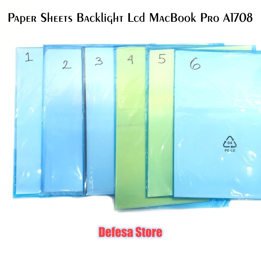 Paper Sheets Backlight Lcd MacBook Pro A1708