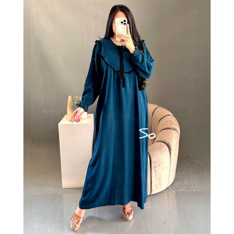 ZHITA DRESS - GAMIS RAYON KEKINIAN