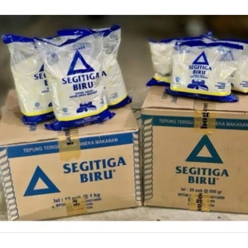 

tepung segita biru 1 dus kemasa 1kg isi 12