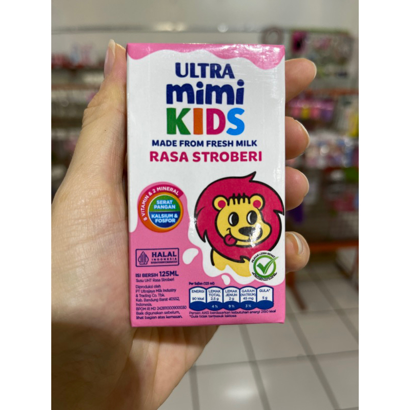 

ultra mimi kids strawberry 125ml - ultra mimi strawberry