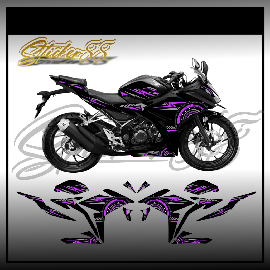 STRIPING SEMIFULL CBR 150R - STICKER STRIPING LIST VARIASI CBR 150R FACELIFT / STRIPING CBR 150 R