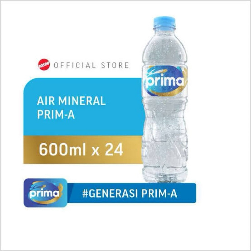 Air Mineral Prima 600ml 1 Dus isi 24