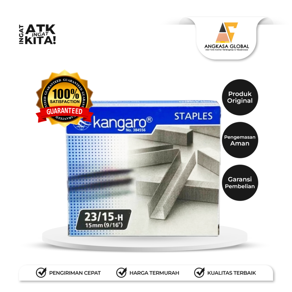 

KANGARO ISI STAPLES 23/15 (15mm) (1BOX)