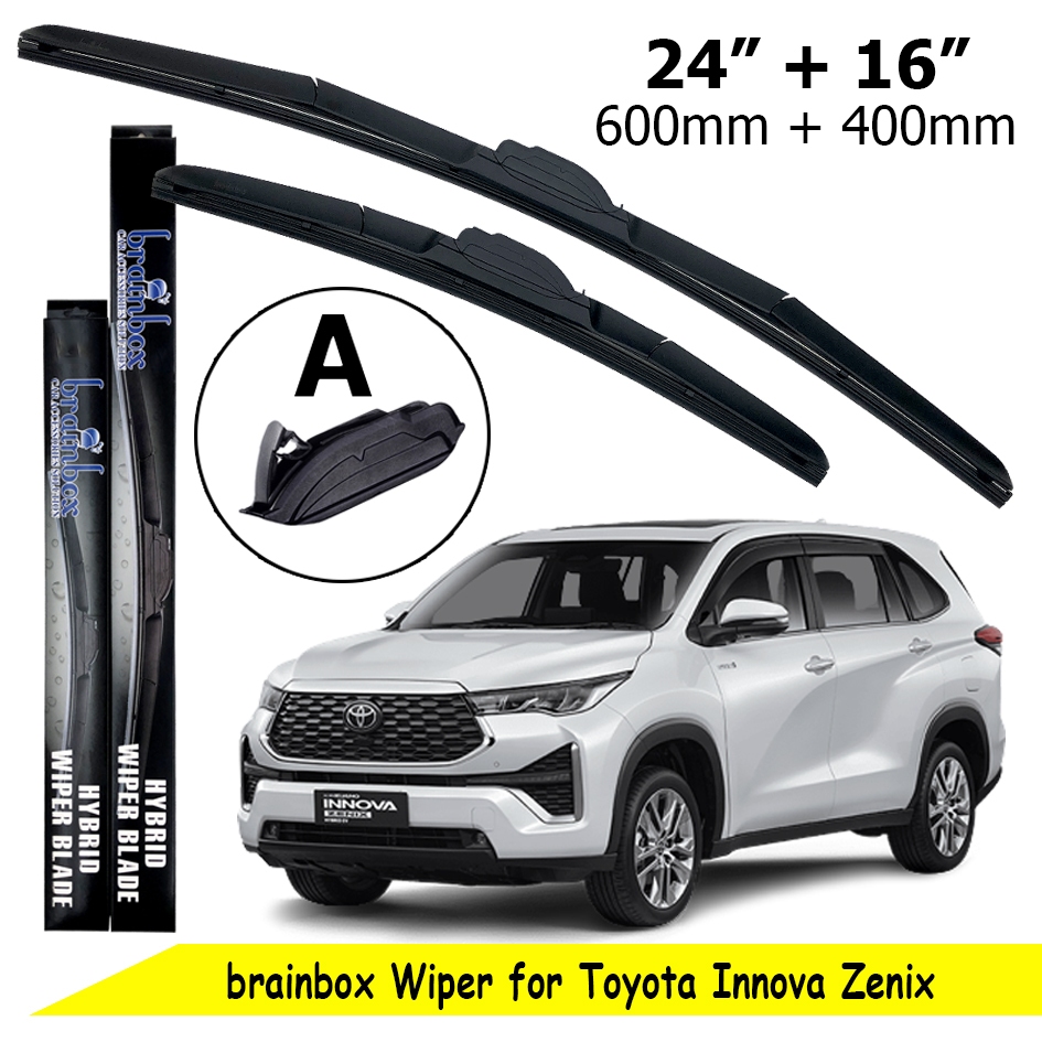Brainbox Hybrid Wiper Mobil Toyota Innova Zenix Wiper Blade Wiper Kaca Mobil Windshield