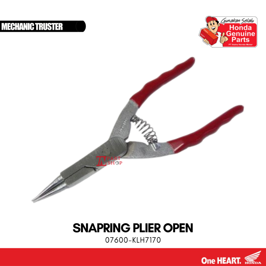 Snapring Buka (Snapring Plier Open) Original Honda KOWA / 07600-KLH7170