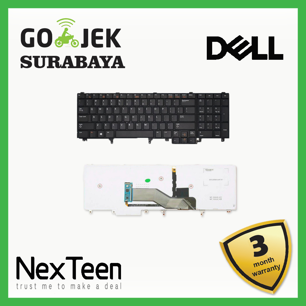 Original Keyboard Dell Precision M4600 M4700 M4800 M6600 M6700 M6800 Backlight