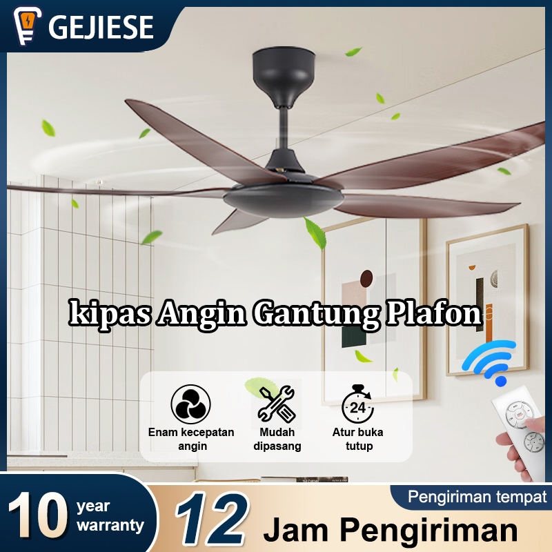 COD Kipas Angin Gantung Plafon Kipas Angin Remote 52 INCI Kipas Angin Kipas Angin Gantung Kipas Gant