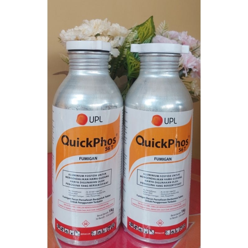 QUICKPHOS OBAT FUMIGASI KUTU JAGUNG, KUTU BERAS DAN HAMA-HAMA GUDANG PENYIMPANAN.