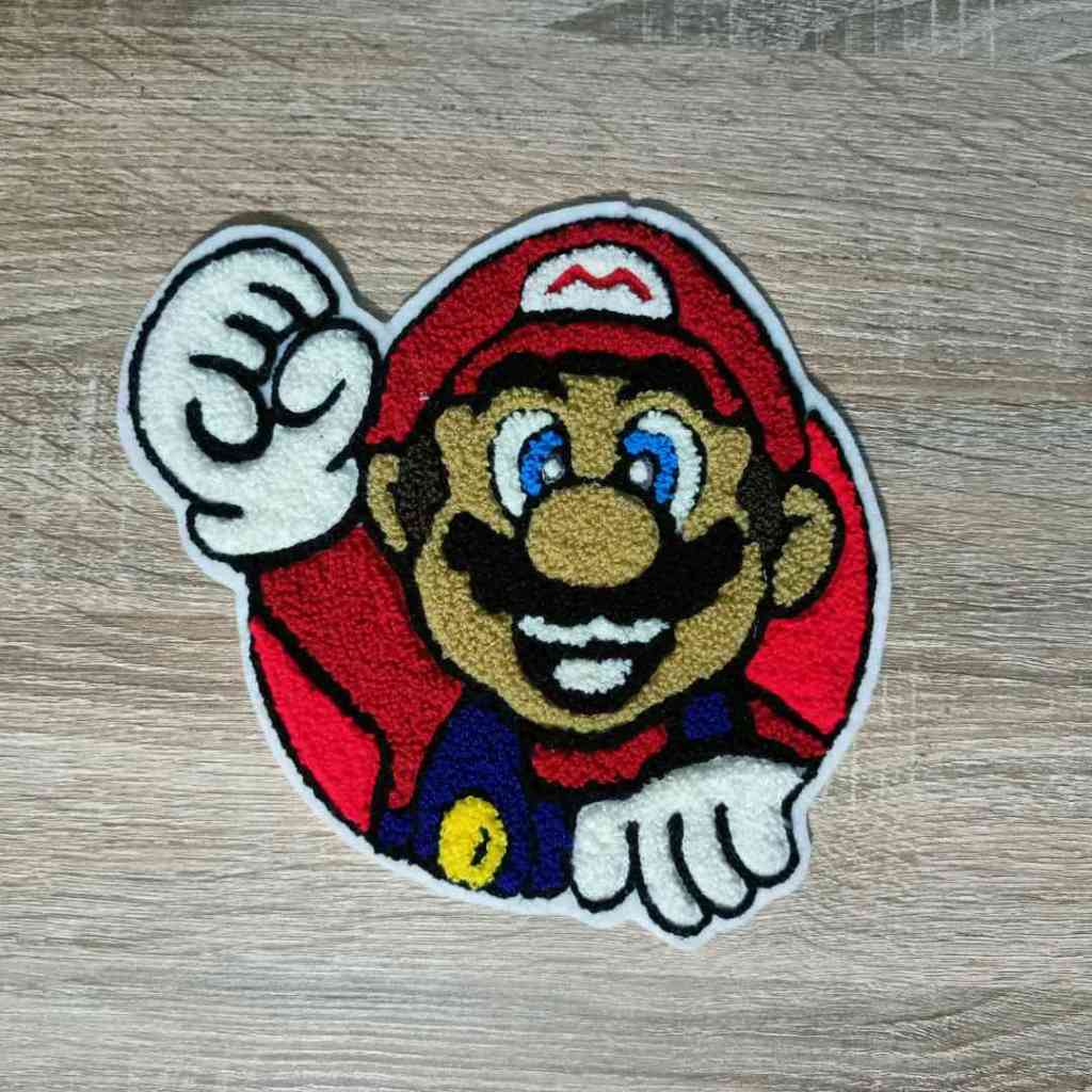 Patch Mario Bros Bordir Towel/Chenille