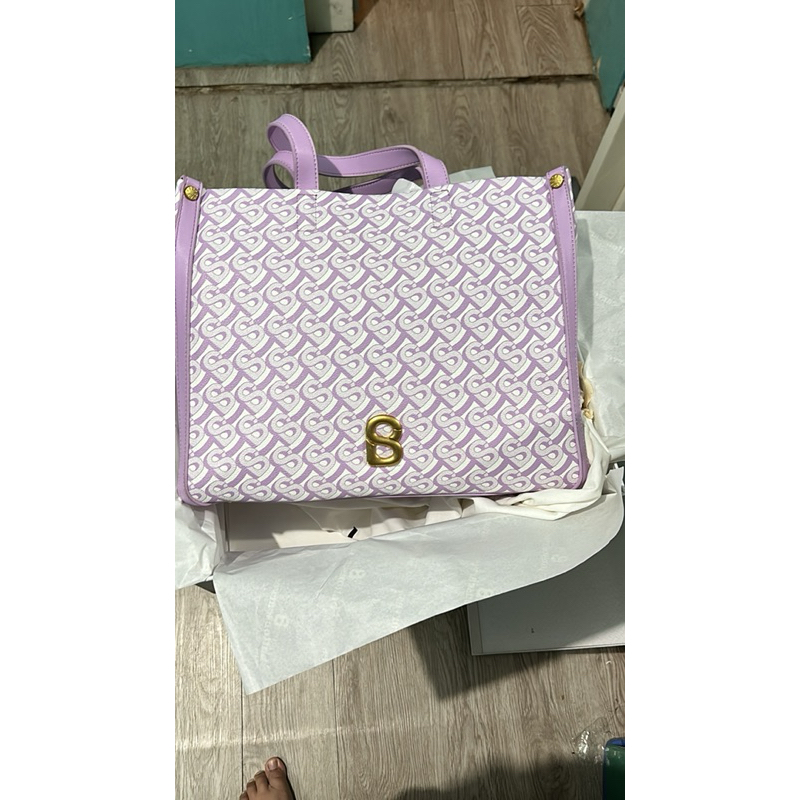 Preloved Bimu bag Buttonscarves Lavender