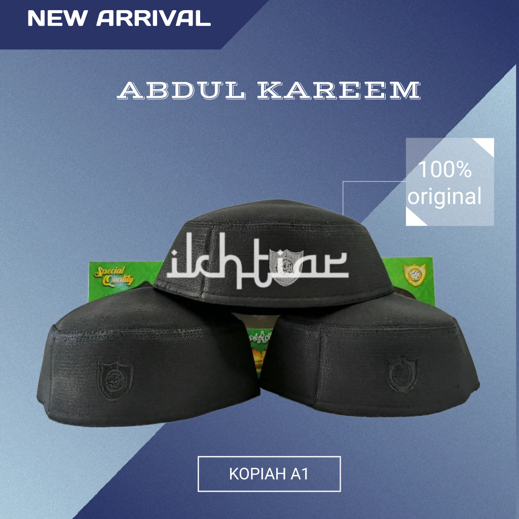 PECI SONGKOK MALAYSIA A1 HITAM