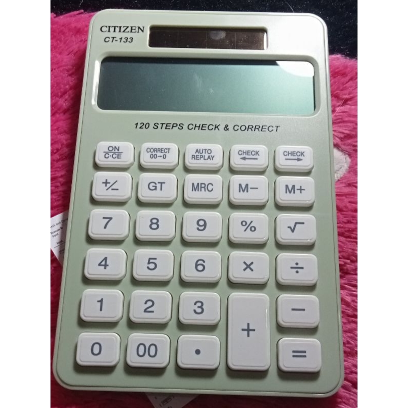 

kalkulator 12 digit CT 133/ calculator warna hijau