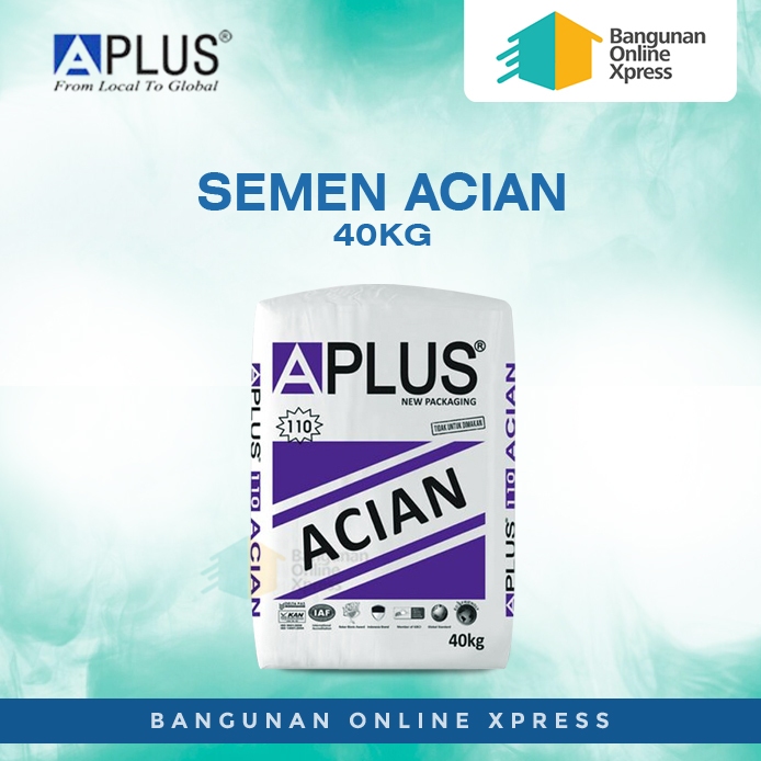 Semen Mortar Acian Aplus 110 - Semen Acian Aplus 40kg