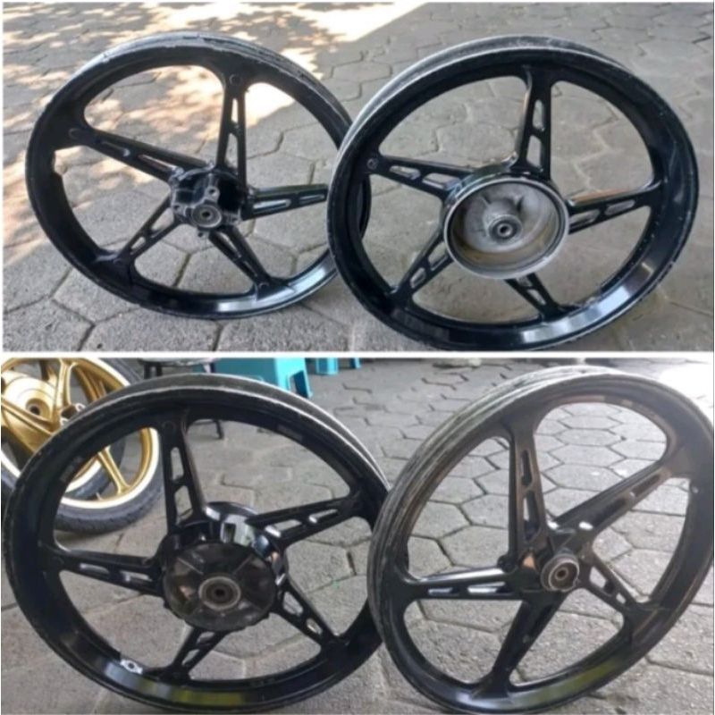 VELK/VELG 1 SET DEPAN BELAKANG YAMAHA JUPITER Z/JUPITER Z1/JUPITER ZR/MX