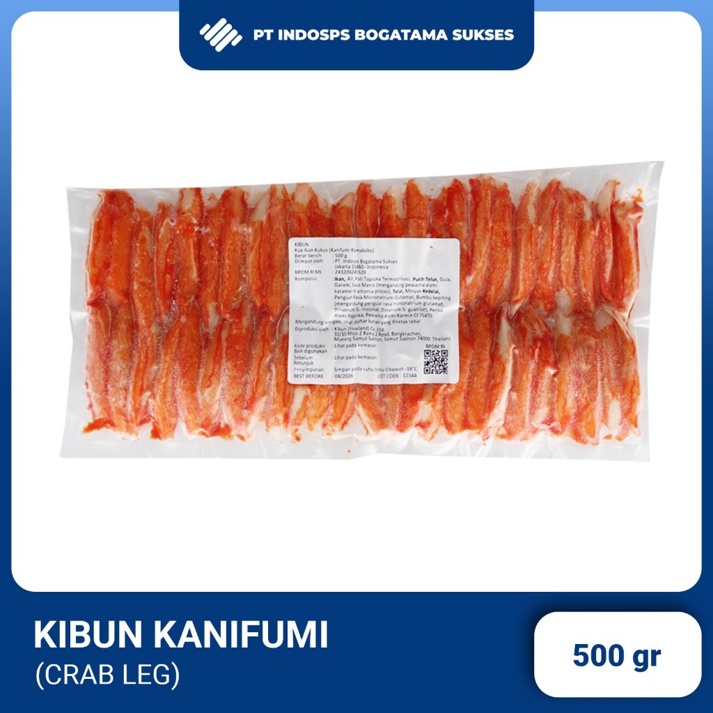 

Kibun Kanifumi | Crab Leg 500gram