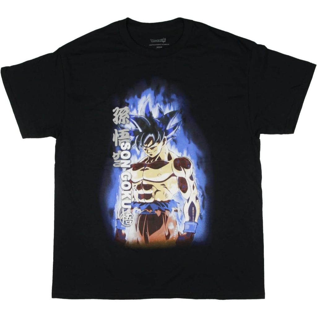 Baju Kaos Dewasa Dragon Ball Super Men's Son Goku Battle  T-Shirt Pakaian Fashion Atasan Distro Rema
