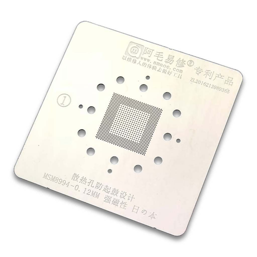 Cetakan Ic Amaoe Cpu Msm8994 Bawah 0.12Mm Magnetic Bahan Jepang (For Mold U1) Original 