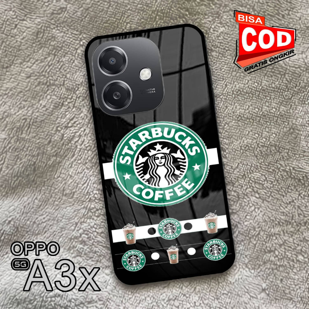 Softcase Glass Kaca | Case Kaca | Casing Kaca | OPPO A3X [S73]