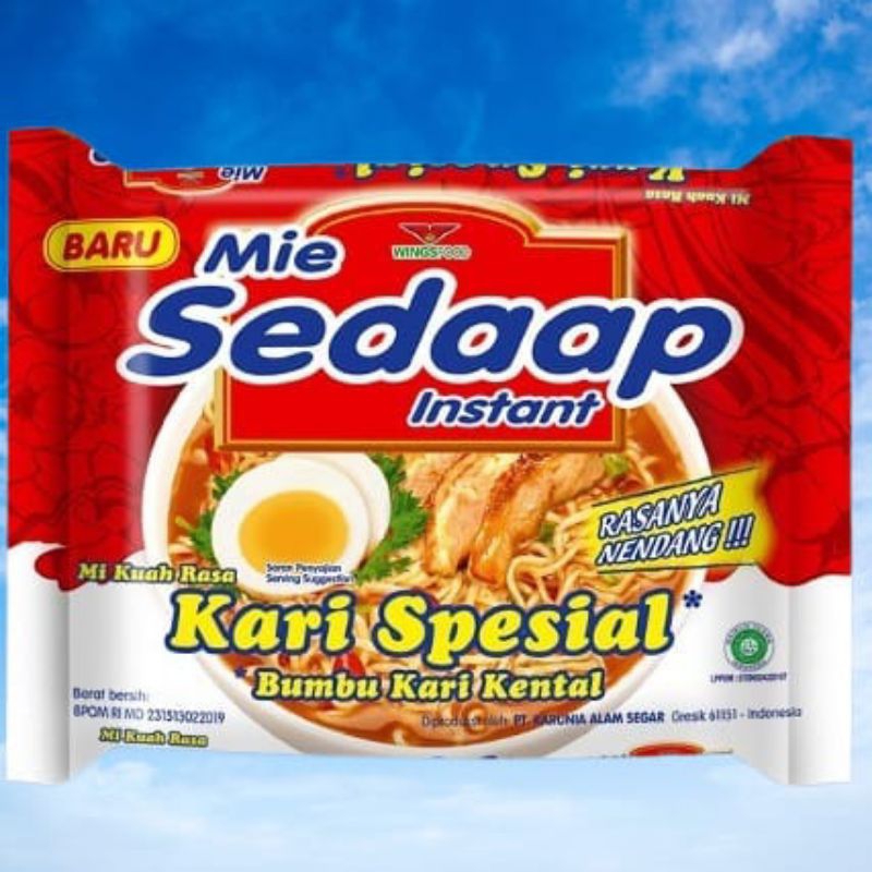 

MIE SEDAAP MI INSTAN KUAH RASA KARI SPESIAL ISI 70 GRAM