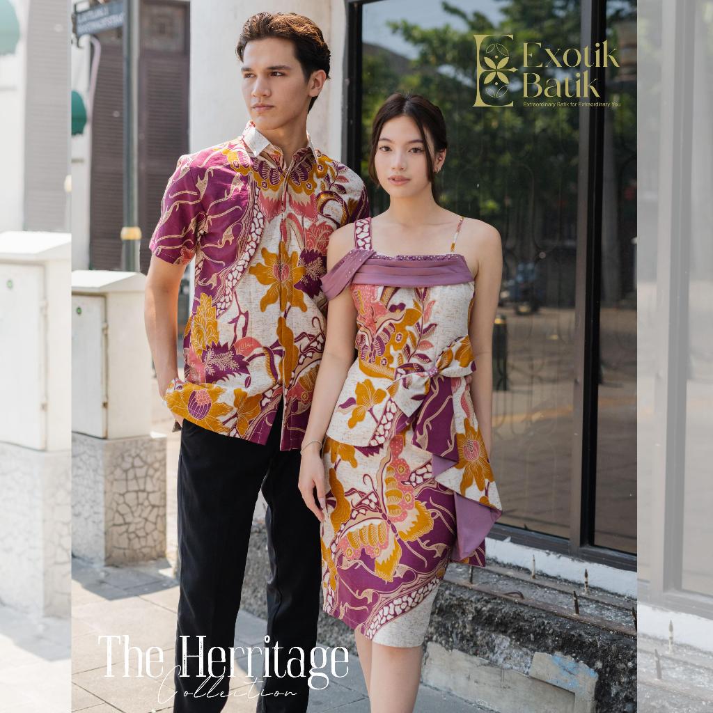 Sukma Dress dan Kemeja Batik / Batik Couple Keluarga / Batik Pesta / Batik Kondangan / Batik Wisuda 