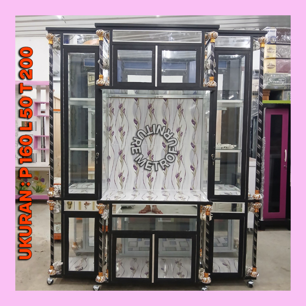 BUFET TV ALUMUNIUM RAK TV ALUMUNIUM BUFET TV MINIMALIS ALUMUNIUM RODA BUFET TV KERAMIK FREE ONGKIR S