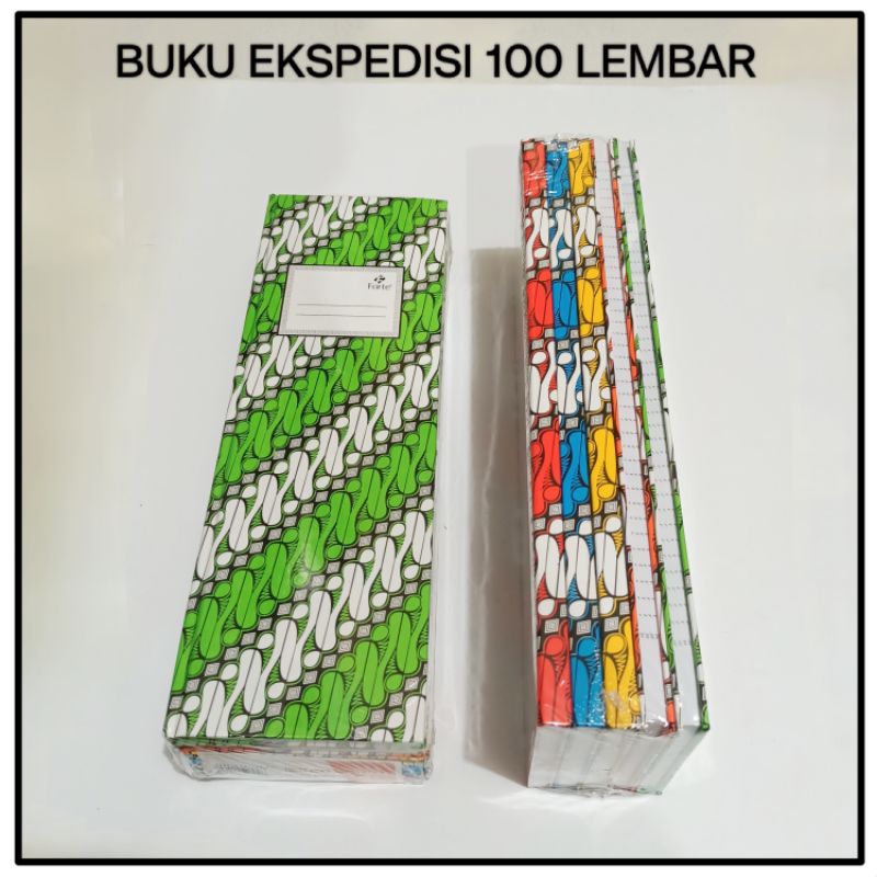 

1 Pak Buku Ekspedisi 100 Lembar ( Isi 5 Buku )