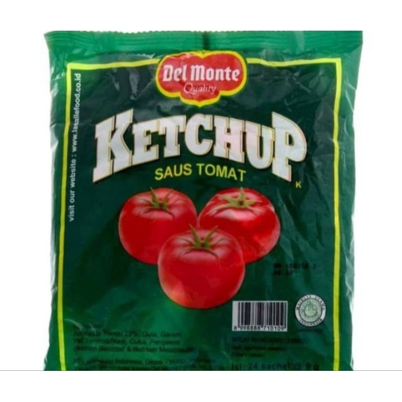 

delmonte sauce tomat sachet 24x8gr
