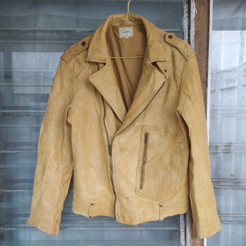 Jaket Motor DK Kulit Asli (PL)