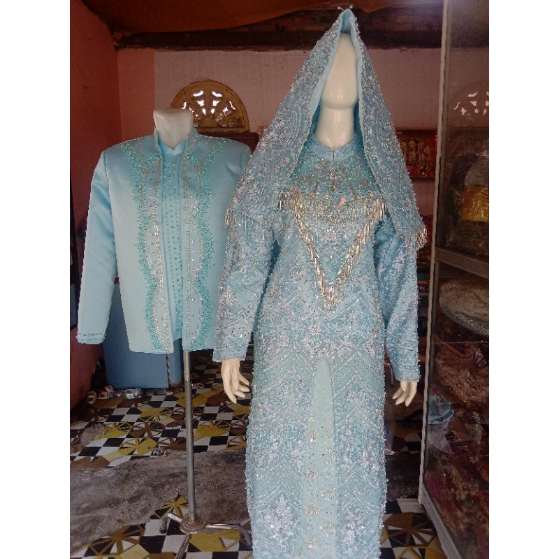 BAJU ADAT MINANG PADANG KOTO GADANG MODERN SUDAH TERMASUK SONGKET