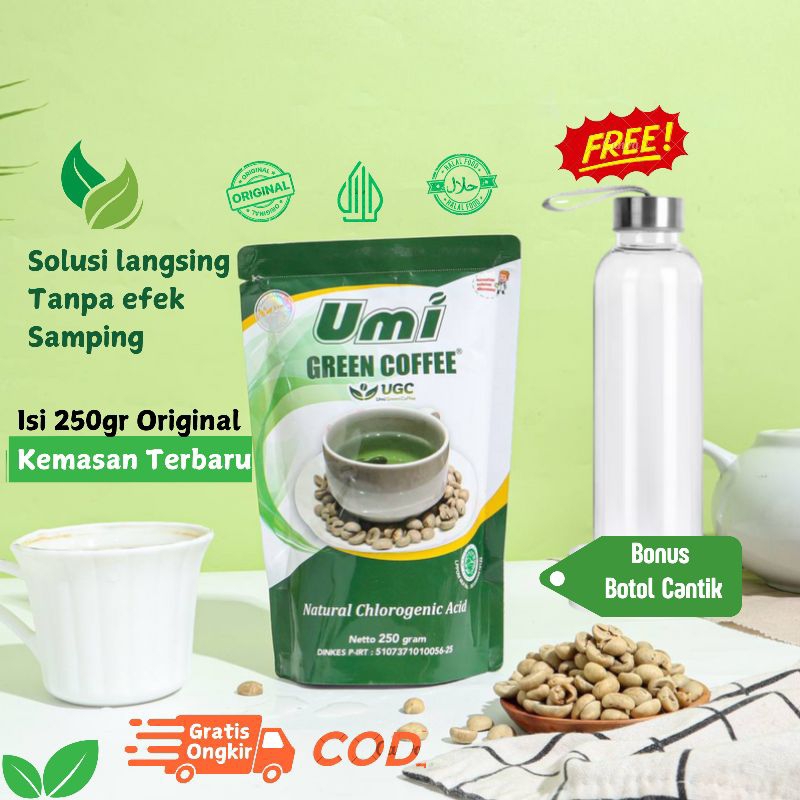 

UGC Umi Green Coffee Pelangsing kopi hijau diet 250gr